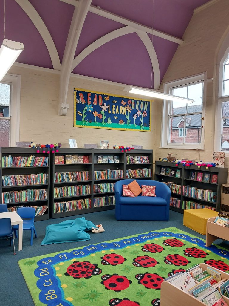 image of the childrens section of the library